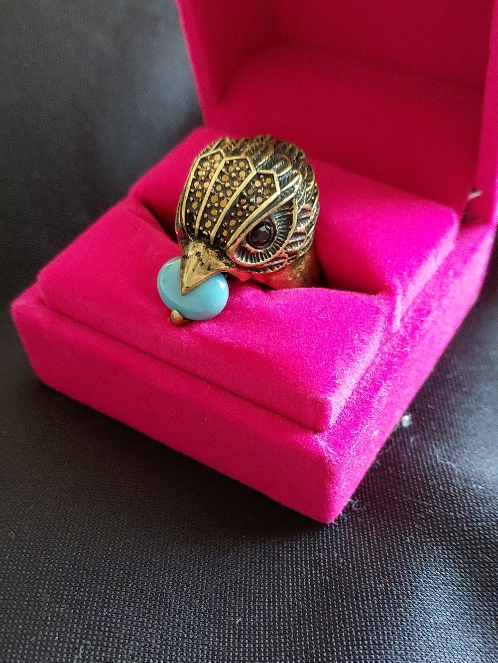 KURT GEIGER LONDON EAGLE RING SIZE 8 - Picture 2 of 8